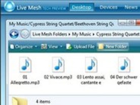 マイクロソフト、「Live Mesh」サービスをベータ公開