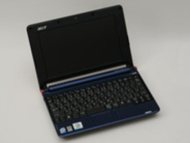 写真で見るウルトラモバイルPCレビュー、エイサー「Aspire one」