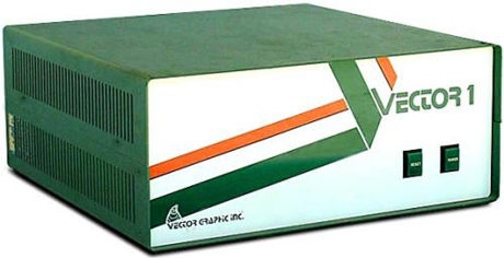Vector Graphic Vector 1

　Vector Graphicは1976年、S-100コンピュータ用のスタティックRAMやその他の拡張カードを設計、販売した。Vector GraphicはLore Harp氏（創設者兼会長）とCarole Ely氏という2人の女性によって経営されていた。Loreの夫であるBob Harp氏が設計技師を務めていた。Vector Graphicは最終的に同社の技術を搭載したコンピュータ本体をリリースした。それが「Vector 1」である。
