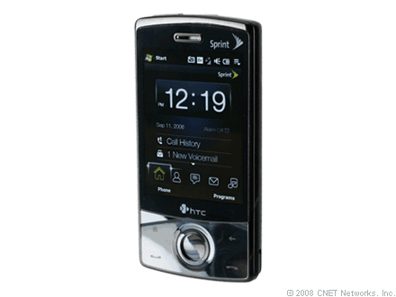 　Sprintから提供される「HTC Touch Diamond」。この端末についてもCTIA Fall 2008カンファレスが開催される前から噂が流れていた。Windows Mobile 6.1を搭載し、Sprint TVなどのSprintの各種サービスにも対応。米国では米国時間9月14日より先行予約を受付開始する。2年契約で、販売奨励金を適用した場合の価格は249.99ドル。