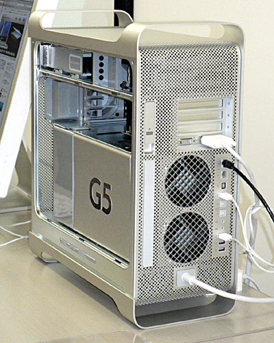 Power Mac G5のインターフェイス部分