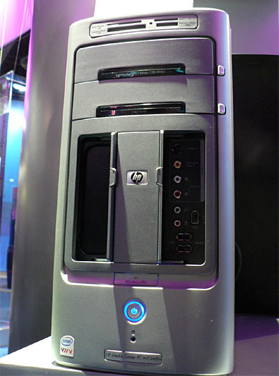 　Hewlett-Packard製のViiv搭載デスクトップPC「HP Pavilion」。OSにはWindows Media Centerを搭載している。