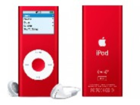 アップル、赤い「iPod nano」を発表--売り上げの一部をエイズ撲滅活動へ