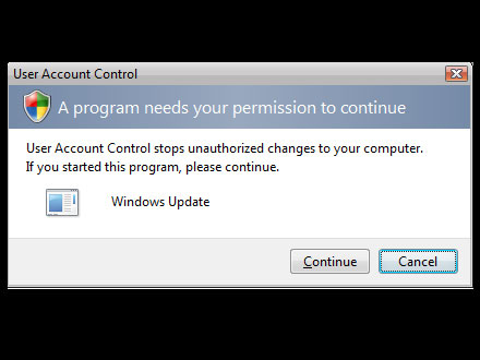 ユーザーアカウントコントロール（User Account Control）は、リモートからの攻撃者にPCの設定を勝手に変更されないようにするための機能だ。
