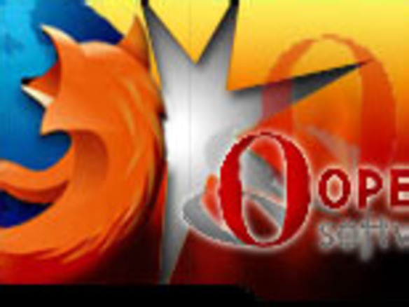「Opera」対「Firefox」、ベストブラウザ賞を巡る争いが勃発