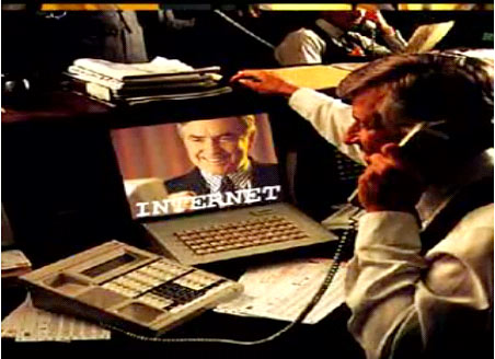 　Paul Holcomb氏のビデオでは、Ted Stevens上院議員の発言がテクノ音楽風に仕上がっている。