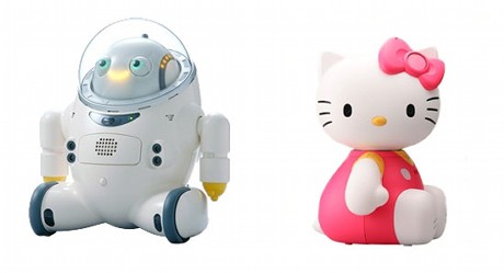 　ビジネスデザイン研究所が開発したとぼけ顔の「ifbot」は、同研究所いわく「おしゃべり好きなコミュニケーションロボット」で、過疎地に住む孤独なお年寄りの話し相手を務める。ifbotには、5歳児レベルのコミュニケーション能力があるという。同研究所の「Hello Kitty ROBO」も、バラエティに富んだ会話ができるようプログラムされている。