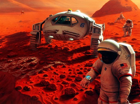 　人類は今後、火星に着陸し足を踏み入れていくことだろう。