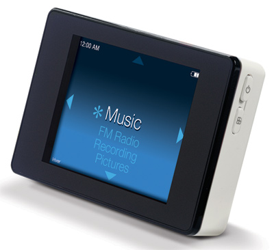 　iRiverの「U10」は、iPodとはまったく異なるフォームファクターを採用した新しいMP3プレイヤーの1つ。512Mバイトモデル（199ドル）と1Gバイトモデル（249ドル）がある。