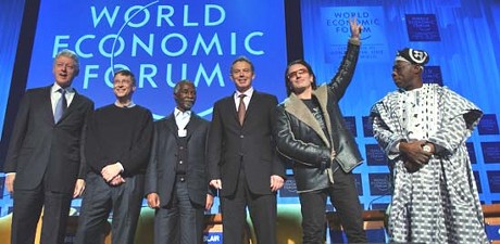 　2005年1月の世界経済人会議（World Economic Forum）では、世界の政治的リーダーとステージをともにした。