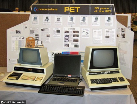 　Commodoreコンピュータ。DigiBarn Computer Museumのロゴは「Commodore PET」をイメージしているという。
