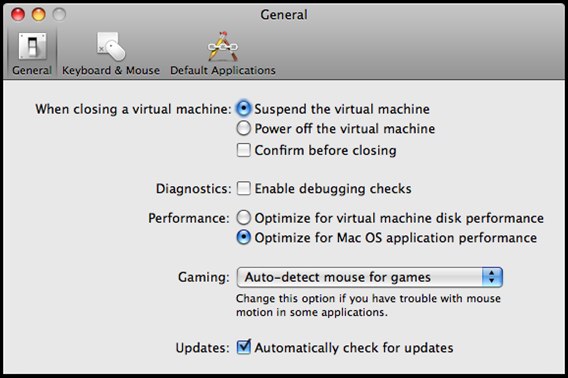 「VMware Fusion 2.0」におけるハードディスクバッファリング