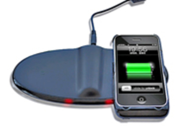 エバーグリーン、iPhone用の無接点充電セットを発売--置くだけ充電を実現