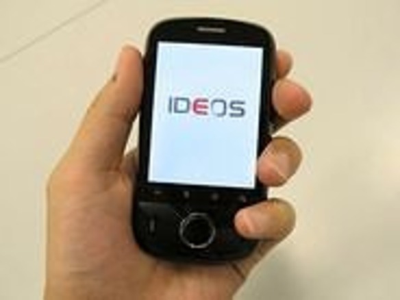 日本通信、IP電話を採用した「IDEOS」を発表--低価格スマートフォンの普及促進