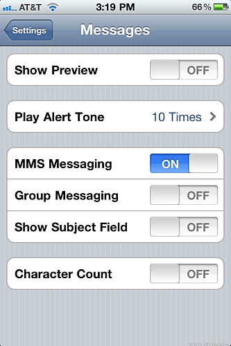 通知の繰り返し

　SMS/MMSメニューの中にある「通知を繰り返す」機能が、通知の回数を設定できるオプションに変更された。
