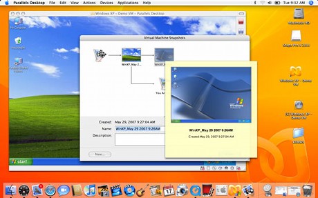 　Parallelsは米国時間6月7日、Intelベースの「Mac」上で「Windows」と「Mac OS X」の同時稼働を可能にする同社のソフトウェア「Parallels Desktop version 3.0」を発表した。Parallelsソフトウェアの新バージョンは、同社のウェブサイトにおいてダウンロード、またはトライアル版のダウンロードが可能である。店頭には2週間ほどで並ぶ予定である。