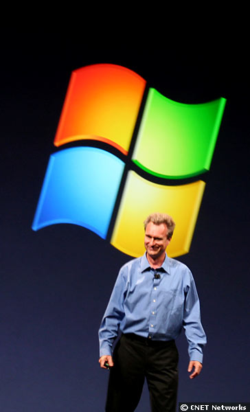 　Windows Vistaについて語る、ソフトウェアエンジニアリングのバイスプレジデントを務めるBertrand Serlet氏。