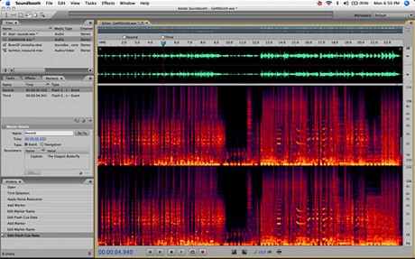 　Soundboothはオーディオ編集・制作ソフトウェア。ビジュアルなツールを使いながら、オーディオの作成から編集、一般的な音素材の問題点を修復することができる。