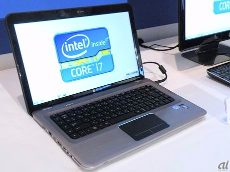 日本ヒューレット・パッカードの「HP Pavilion Notebook PC dv6-4000」。第2世代インテル Core i7-2630QM プロセッサを搭載する。OSはWindows 7 Home Premium 64ビット、メモリは8Gバイト。HDD容量は1テラバイト。