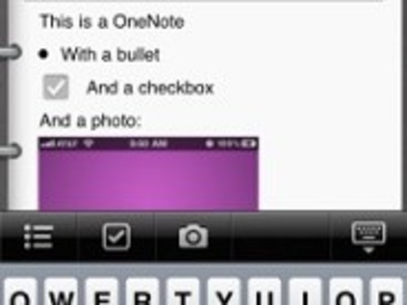 マイクロソフト、iOS版「OneNote Mobile」をリリース