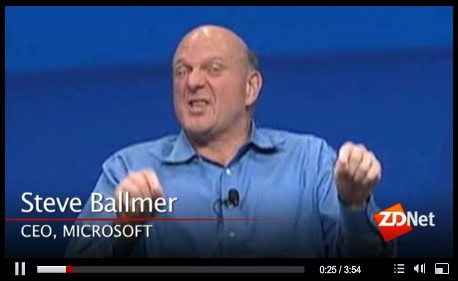 　Ballmer氏は2010年10月、Gartnerが主催のGartner Symposiumで講演し、聴衆に対してMicrosoftでもっともリスキーな製品は次期版Windowsであると語った。