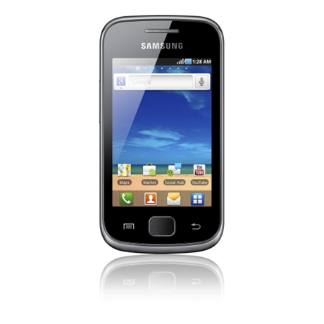 　Samsung Galaxy Gio。3.2インチHVGAディスプレイを搭載することが明らかになっている。