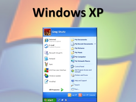 　「Windows XP」でStartメニューは大きな進化を遂げた。そのため、Classic Startメニューに切り替える選択肢が提供され、新しいStartメニューにまだ慣れないユーザーは、以前の使い慣れたメニューに戻すことが可能になっている。Classic Startメニューは、Windows 2000以前のバージョンのメニューと同様の外観と機能を提供する。

　Windows XPのStartメニューは、アプリケーションの立ち上げや文書へのアクセス、一般的なタスクの実行などに対して多くの機能を加え、同メニューに対する発想が全く新しくなっている。

　メニューの左側上部には、項目を固定表示するリストが用意されている。All Programsボタンをクリックすると、おなじみのProgramsメニューが表示される。右側には一般的なファイルやタスクへ即座にアクセスできるようになっている。シャットダウンはTurn Off Computerに名称が改められ、Log Offボタンと共に、メニューの底部に並んでいる。