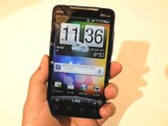 WiMAX対応のAndroidフォン「htc EVO WiMAX」--テザリング機能を搭載