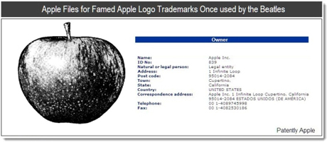 Appleが提出したGranny Smithの商標に関する書類の一部