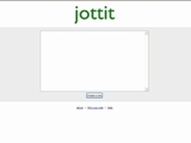 ［ウェブサービスレビュー］オンラインメモ帳サービス「Jottit」--不特定多数の告知も