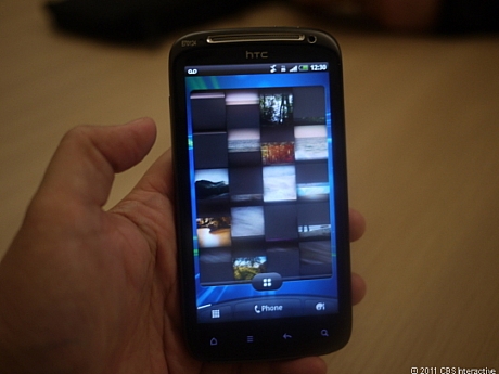　HTC Senseでフォトギャラリーを表示したところ。