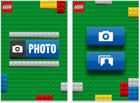 「LEGO Photo」は写真をレゴブロック風に加工するiPhoneアプリ。加工後の写真をSNSで共有することもできる。