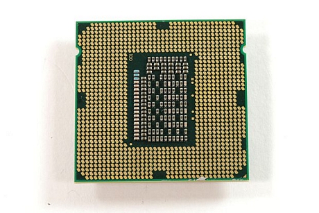　Intelの2.7GHzクアッドコア「Core i5」の裏面。