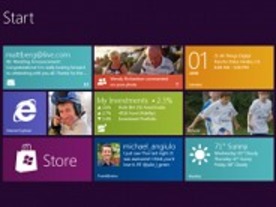 MSのシノフスキー氏、「Windows 8」を披露--タイルUIなど採用