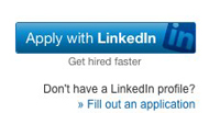 Netflixに置かれた「Apply to LinkedIn」ボタン