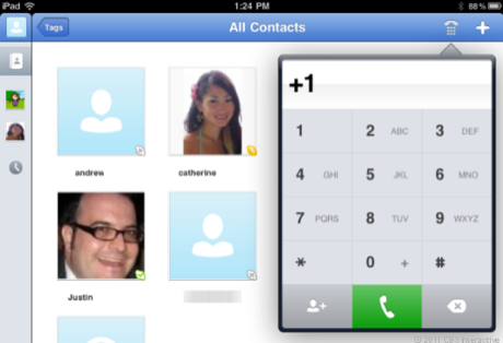 　Skypeクレジットを購入していれば、Skype Outを使った通話が可能。