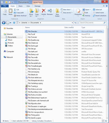 Windows 8でアップデートされるファイル管理部分にはリボンインターフェースが追加される。