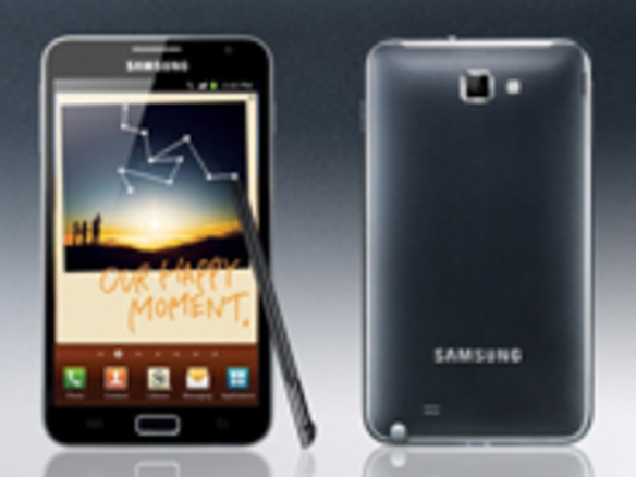サムスン、「Galaxy Note」を発表--5.3インチ画面で手書き入力に対応