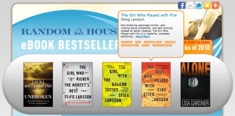 Random Houseは電子書籍の宣伝はするが、実際の販売は引き継いでいる。
