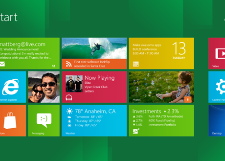Windows 8のStart画面
