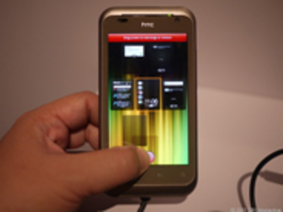 HTC、スタイリッシュなAndroid携帯「HTC Rhyme」を発表--専用アクセサリも多数