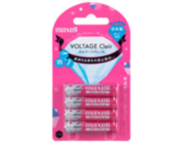 マクセル、ラメ入りピンクの乾電池「VOLTAGE Clair」--長持ち＆液もれ設計