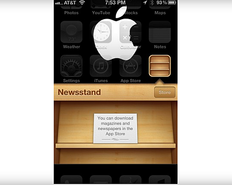 Newsstand

　Newsstandアプリは、iBooksと似ている。App Storeから定期購読の追加が可能で、書籍の新しい号が発行されると自動的に配信される。