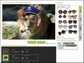 ［ウェブサービスレビュー］目鼻や髪型を追加して顔写真を彩る「pikipimp.com」