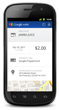 販売者名、支払金額、支払日時など、各決済の詳細情報を表示するようになったGoogle Wallet