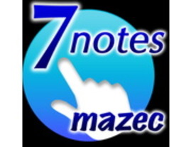 MetaMoJi、Android手書きメモアプリを正式リリース--「7notes with mazec」