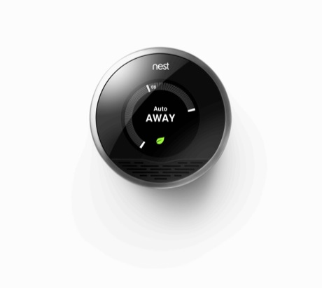 　Auto Away機能によりLearning Thermostatは、家の中に人がいないのを検知すると、冷暖房を停止する。