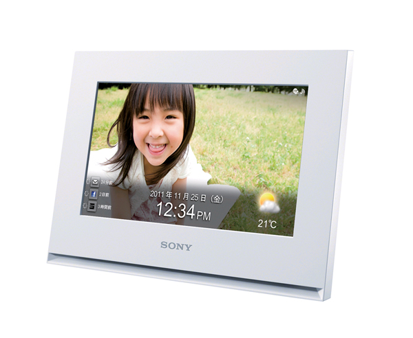 携帯電話から画像を送信できるwi Fi対応フォトフレーム ソニー S Frame Cnet Japan