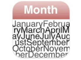 縦スクロールでサクサク閲覧するカレンダーアプリ--「Month Calendar」