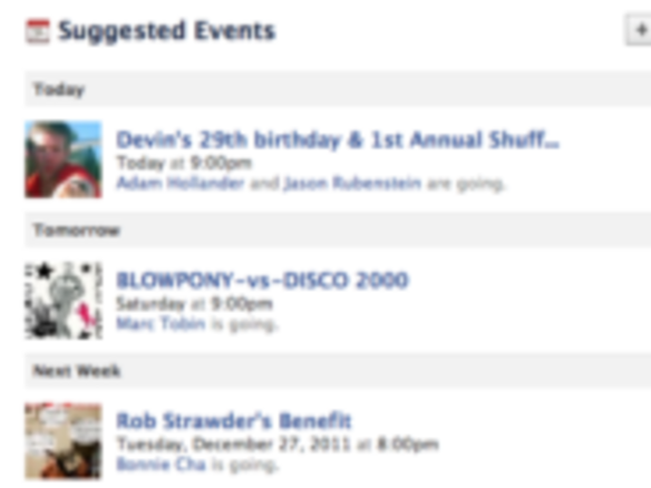 Facebook、ユーザーが興味を持ちそうなイベントを提示する機能を公開